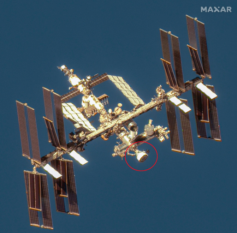 The Boeing Starliner spacecraft docked with the International Space Stationâ€™s forward port on June 7, 2024.