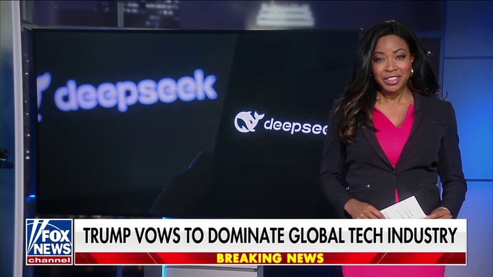 Trump says DeepSeek AI is a â€˜wake-up callâ€™ for US tech industry