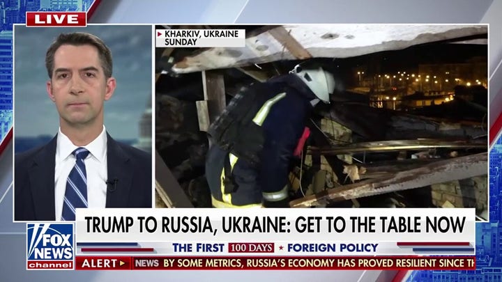 Sen. Tom Cotton: Trump wants a â€˜durableâ€™ and â€˜lastingâ€™ ceasefire between Russia and Ukraine