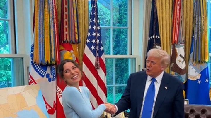 President Trump welcomes Ksenia Karelina, the American ballerina freed from a Russian prison, to the White House