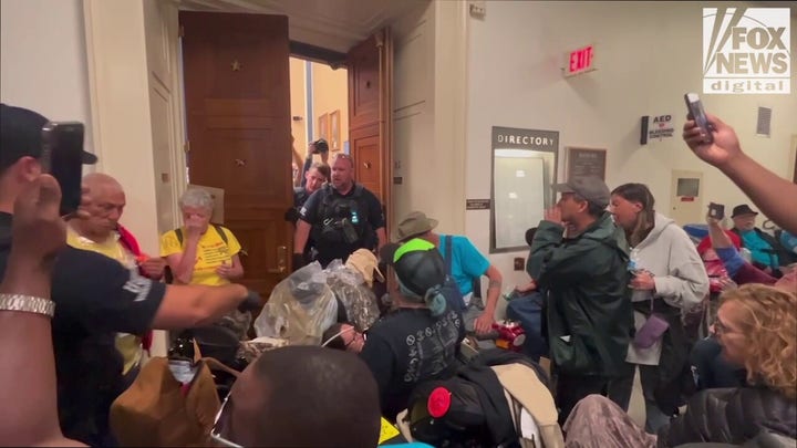 Protesters defending Medicaid disrupted the House Committee on Energy and Commerce
