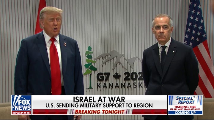 President Trump attends G7 meeting amid Middle East conflict