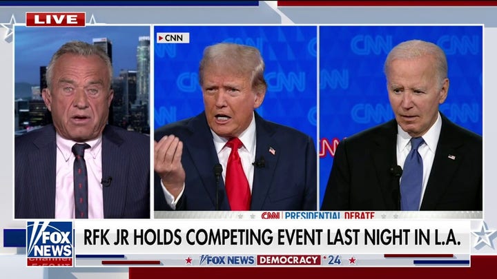 RFK Jr. reacts to Trump, Biden debate performance: