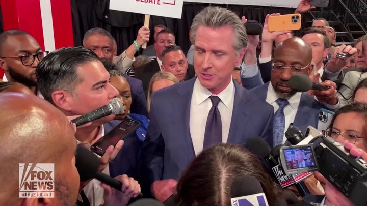 Gov. Gavin Newsom at presidential debate:
