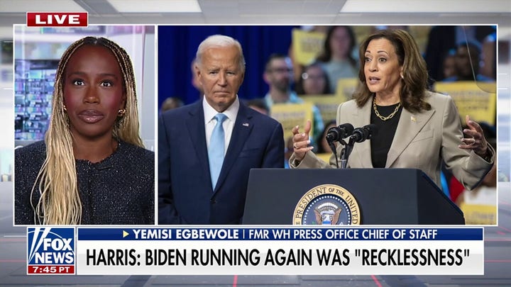 Kamala Harris calls Biden running for re-election